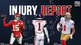Nabers Playing Wk 1? + Tucker Kraft, Patrick Mahomes & More Fantasy Football Injury Updates