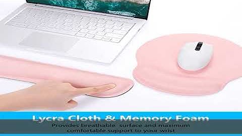 Dapesuom Keyboard Wrist Rest and Mouse Pad with Wrist Support, Memory Foam Wrist Rests for Keyboard