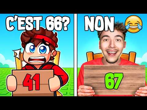 Devine le BON NUMÉRO sur ROBLOX ou MEURS !