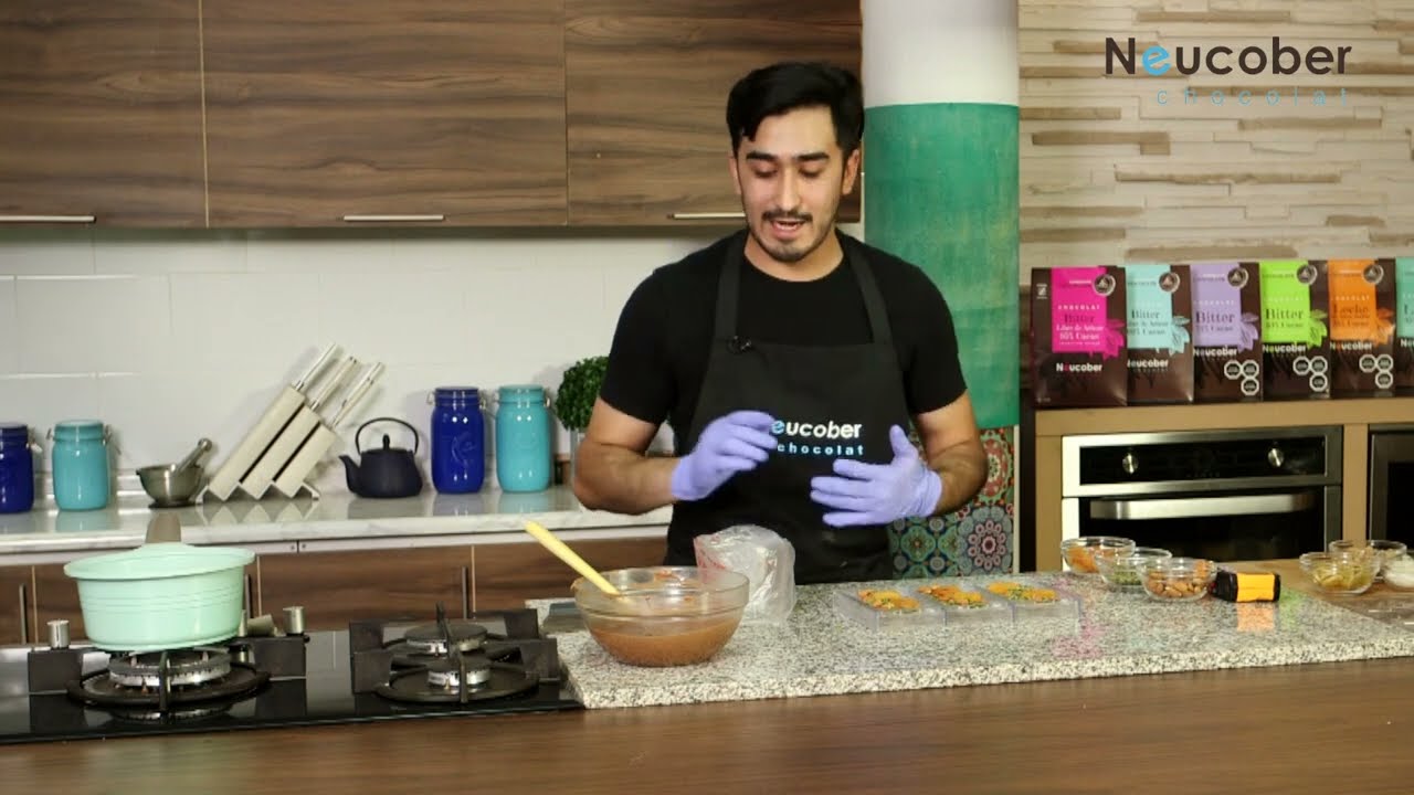 BARRAS DE CHOCOLATE CON FRUTOS SECOS 🍫