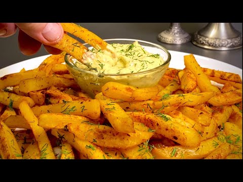 Ein sehr leckeres Rezept fr Ofenkartoffeln mit Zaubersauce! Einfach und schnell!