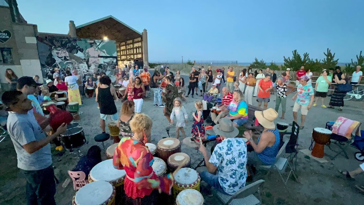 Drum & Dance Circle Ocean Grove, NJ 8202022 YouTube