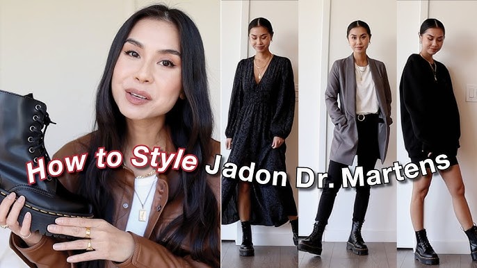 8 WAYS TO STYLE THE DR MARTEN JADON BOOTS, CHUNKY BOOTS OUTFIT IDEAS