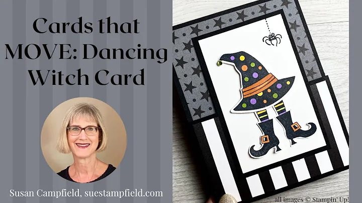 Cards that MOVE: Dancing Witch Fun Fold Card