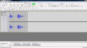 How to clean up sound in Audacity