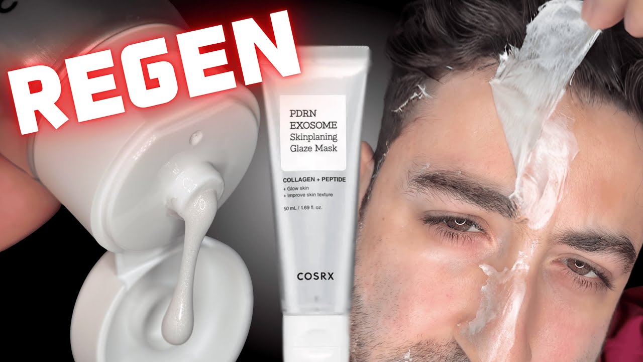 Я протестировала маску для лица COSRX PDRN Exosome Skinplaning Glaze Mask — действительно ли она ...