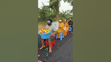 10,000 More Colour Ping Pong Balls Pouring Challenge #shorts