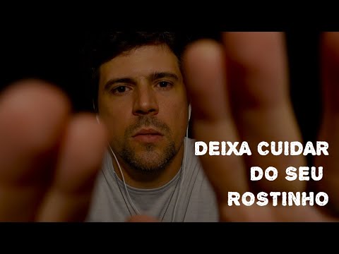 ASMR ANALISANDO a MUSCULATURA do seu ROSTO