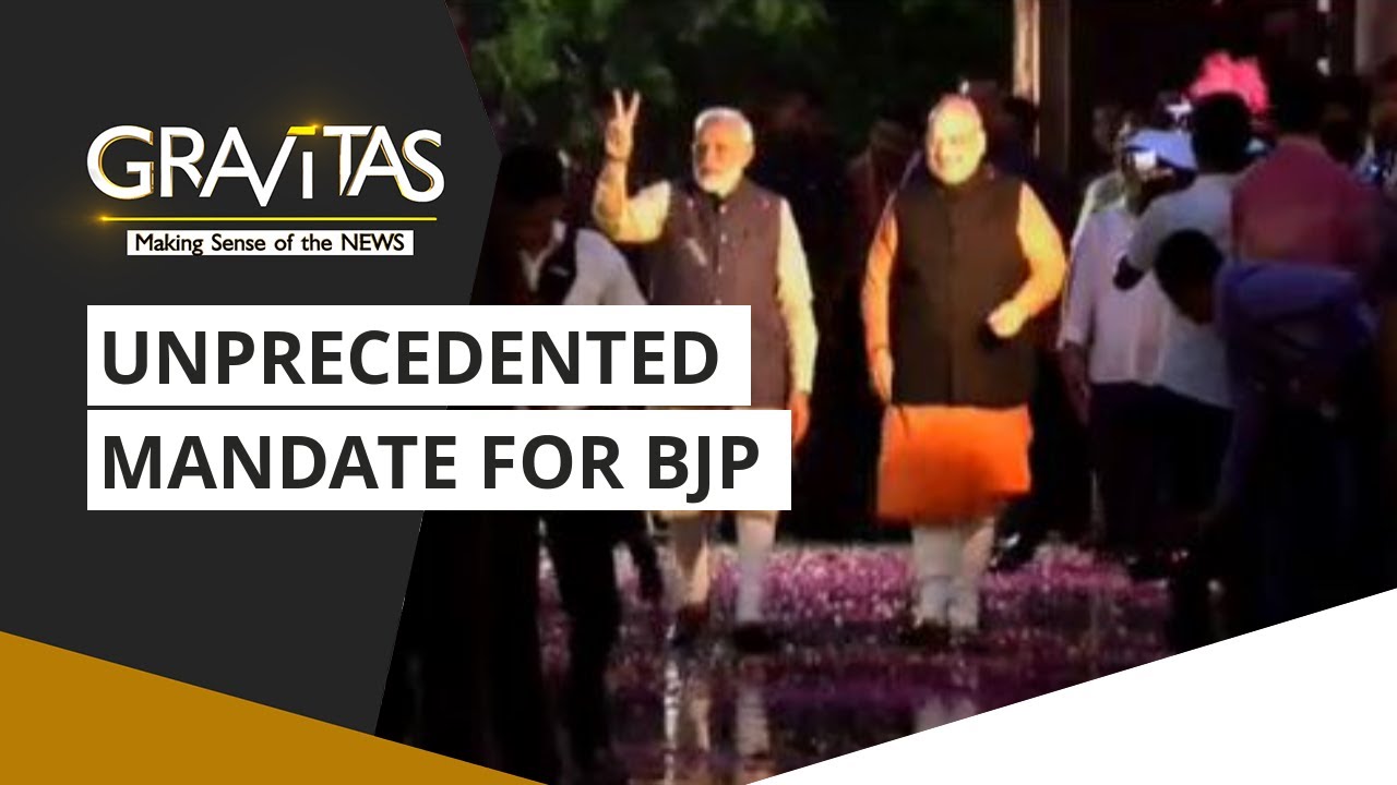 Gravitas: Unprecedented mandate for BJP; wins over 300 seats