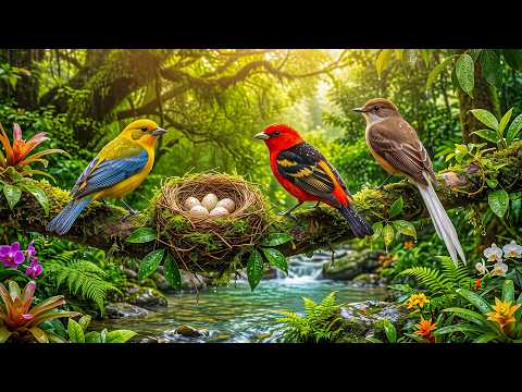 Bird Sounds & Gentle Piano in Nature 🎹 Peaceful Music for Stress Relief and Inner Peace