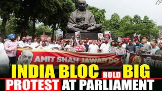 LIVE: Opposition Marches from Gandhi Statue to Makar Dwar, Demands Shah's Statement I CJP Protest
