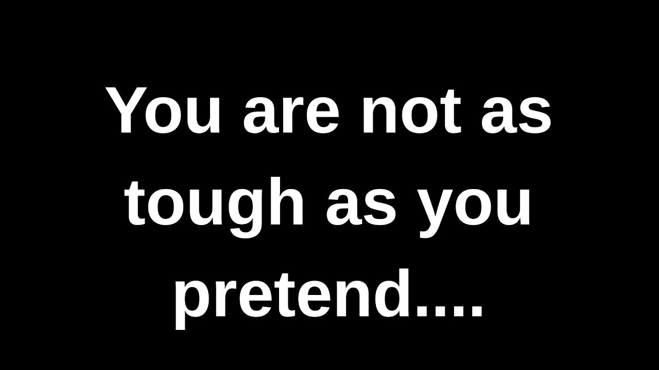 Ты не такой сильный, как притворяешься... (текущее сообщение, переданное через канал связи)