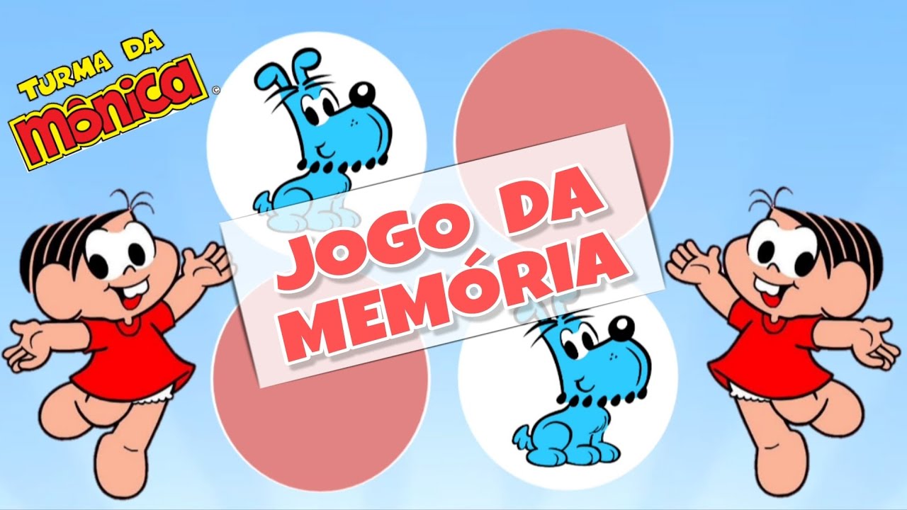 JOGO DA MEMÓRIA TURMA DA MÔNICA - Pedagogia