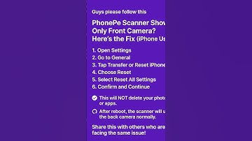 PhonePe Scanner Showing Only Front Camera? Here’s the Fix (iPhone Users)