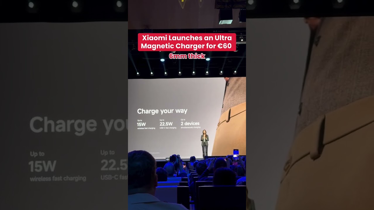 Xiaomi Launches Ultra Magnetic Charger #mwc2026 #xiaomi