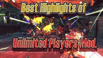 Borderlands 2: Unlimited Players Mod Best Highlights! We had 35+ Players!