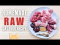 Simple raw food recipe for cats beginner friendly