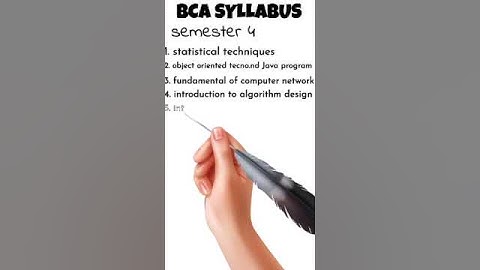 #librarystudio24#bca#syllabus#semester4#ytshorts 📚📖