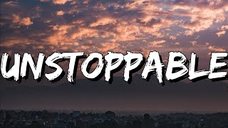 Sia - Unstoppable (Lyrics) [4k]