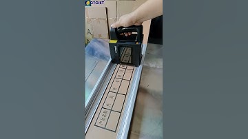 How to Print Mark Form Information on the Carton by CYCJET Portable Handheld Inkjet Printer