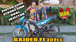 Raider Fi 68 4 207cc | Dual Injector Stock Valve Powerd By VmanJKprojects 🧑‍🔧