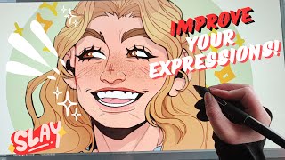 How to Draw EXPRESSIONS better! + Character Design Tips