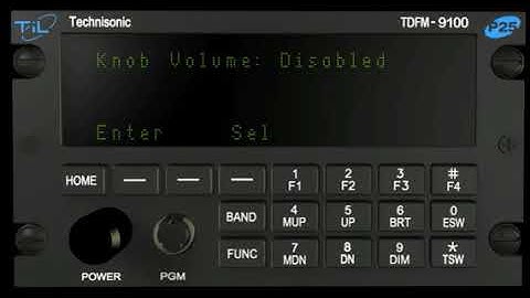 31. TDFM-9100 Configuration Menu