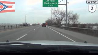Road Trip 2013 Part 7,  Midwest Vacation,  Cleveland OH to Detroit MI