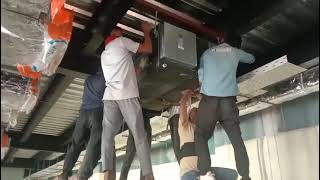 বসুন্ধরা সিটি"FCU installation"VRF air-conditioning system installation,High Static Dusted fcu,hvac