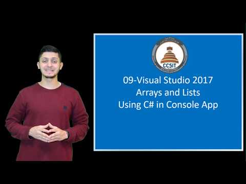 C# Tutorial 09 - Arrays and Lists