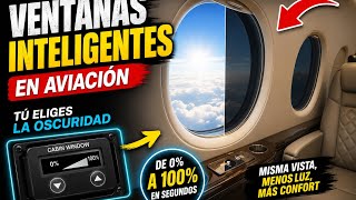     La tecnología secreta de estas ventanas de avión