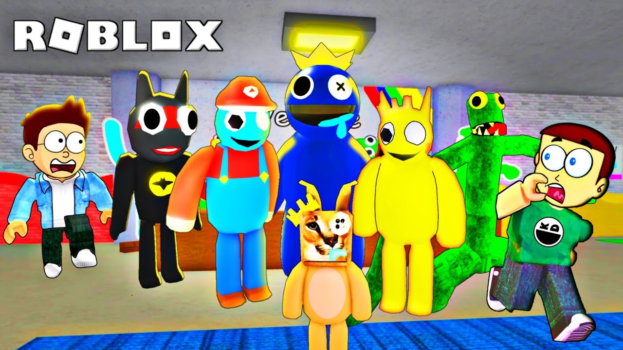 Roblox Rainbow Friends Morphs - New Update | Shiva and Kanzo Gameplay