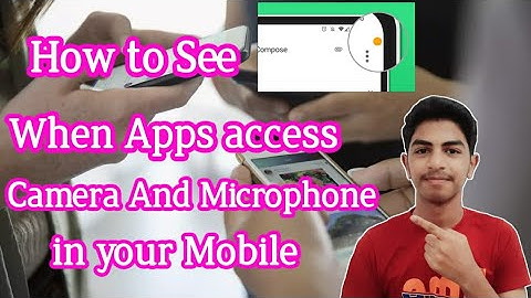 How to See When App Access Your Camera And Microphone on Andriod in tamil | Techno Karthi