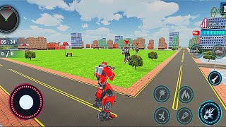 Formula Robot Car: Air Jet Robot Transforming Games #2 - Android Gameplay screenshot 5