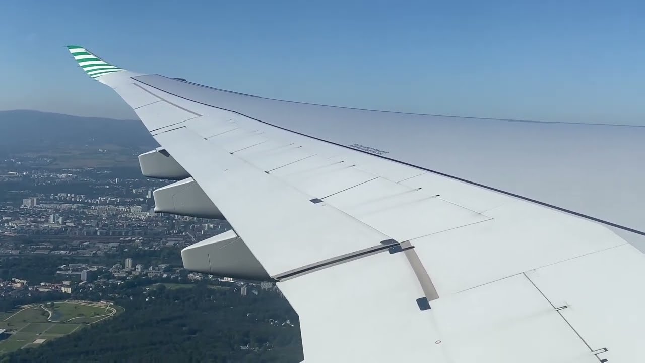Condor Airlines Airbus A330-900NEO Pushback and Takeoff from Frankfurt International Airport
