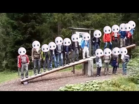 Fall guys Seesaw level but with a few memes on it