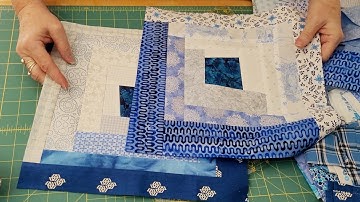 Lets Make a WONKY Log Cabin Quilt.