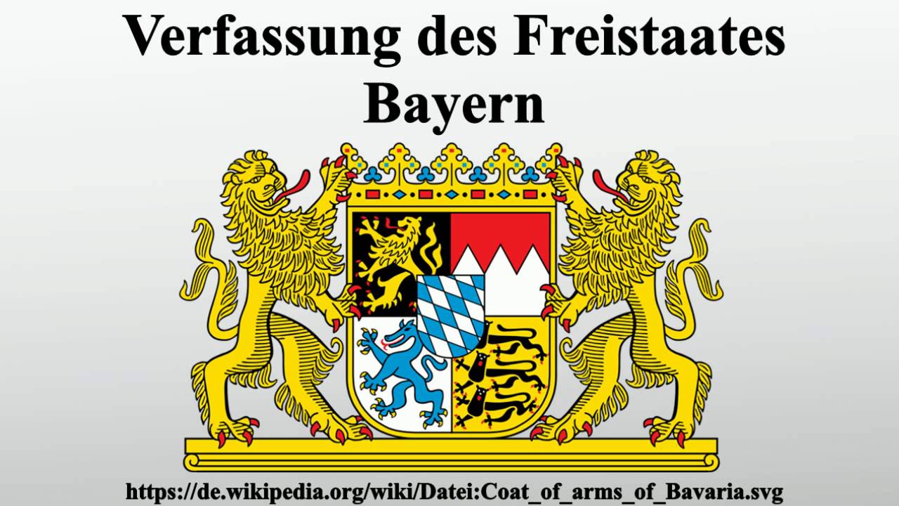 Verfassung des Freistaates Bayern YouTube Verfassung des Freistaates Bayern YouTube