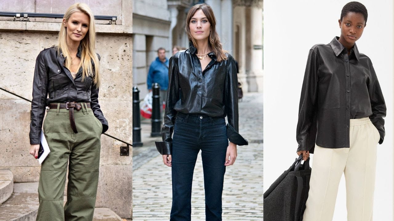 How to Wear a Leather Shirt  Mastering the art of style with a leather  shirt 