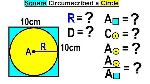 Geometry - Ch. 6: Circles (7 of 39) Square Circumscribed a Circle