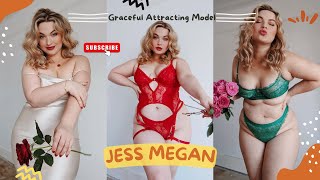 Jess Megan   - Famous Plus size model | curvy models | wiki biography | instagram stars