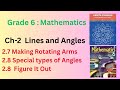 Class 6 Mathematics |GANITA PRAKASH| Ch-2 Lines and Angles| 2.7, 2.8 and its Figure it Out