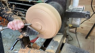 Woodturning a MAPLE BOWL and Adding COLOR!!!!