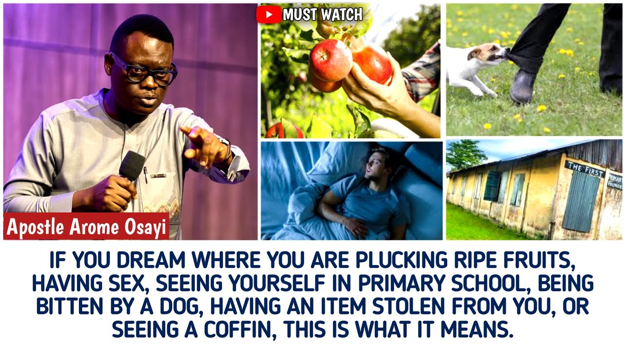 If You Dream Where You're Bitten By Dog, Having Sex, Plucking Fruit, This Is The Meaning _Apst Arome