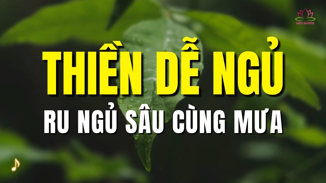 Thiền Ngủ Sâu 🌲Giữa Khu Vườn Thanh Mát - Nghe 5 Phút Là Ngủ | Hiên Dương