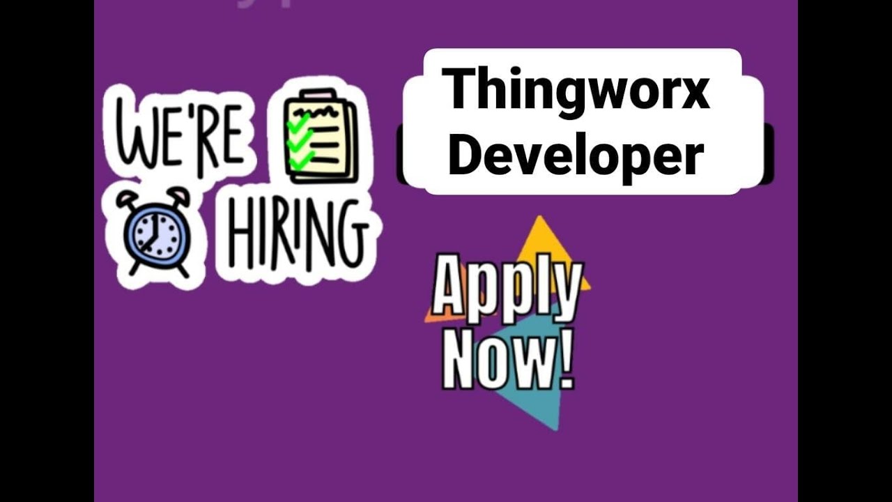Hiring for thingworx developer youtube