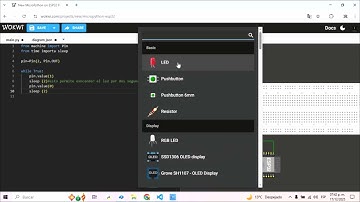 1. ESP32 Micro Python Hola Mundo wokwi