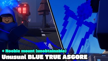 [AUT] Unusual TRUE ASGORE + Noobie Mount showcase
