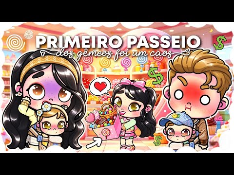 ⋆୨୧˚ O PRIMEIRO PASSEIO DOS GÊMEOS SAIU DO CONTROLE... 😱🍭 | AVATAR WORLD ROTINAS E HISTÓRIAS