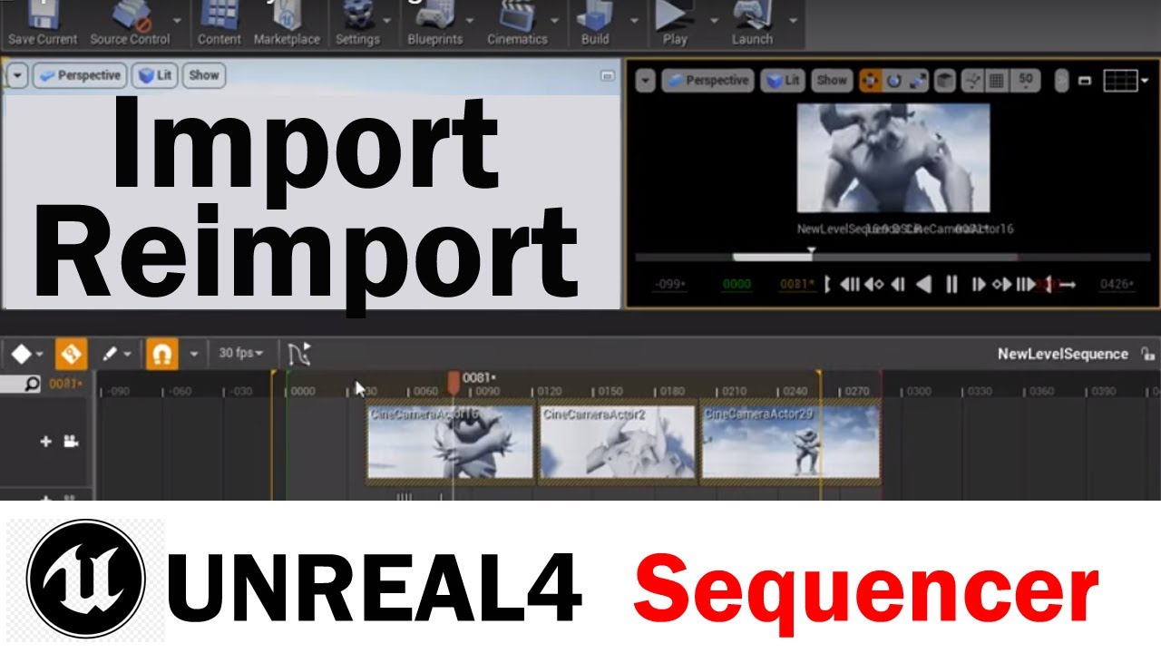Unreal 4 Tip 1. import and reimport FBX file - YouTube
